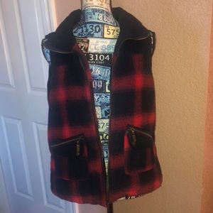 Plaid vest
